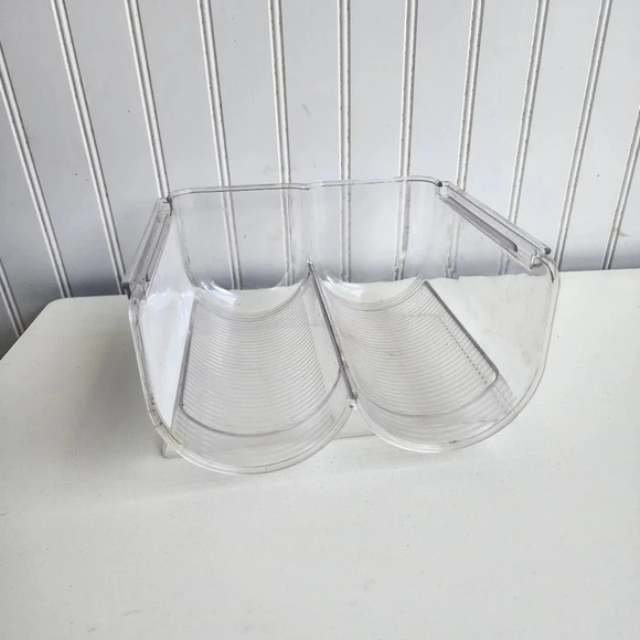 Acrylic Stackable Wine Bottle Holder Organizer Fridge and Freezer BPA Free - Picture 1 of 12